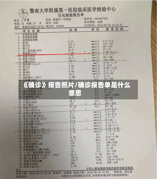 《确诊》报告照片/确诊报告单是什么意思-第3张图片