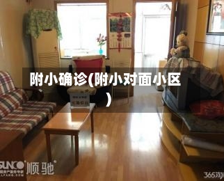 附小确诊(附小对面小区)