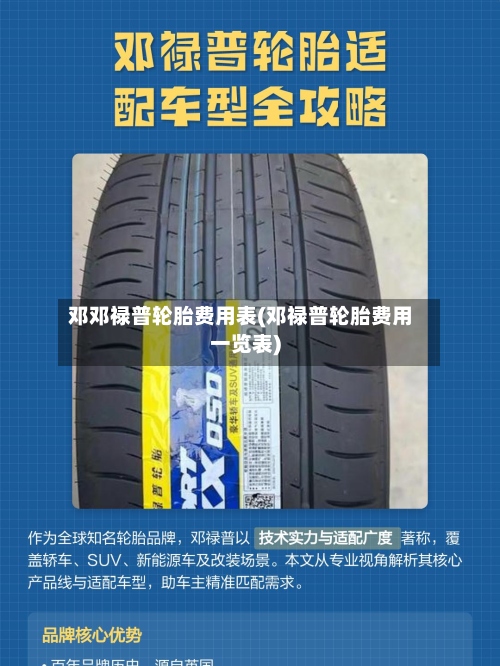 邓邓禄普轮胎费用表(邓禄普轮胎费用一览表)