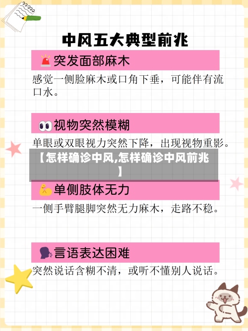 【怎样确诊中风,怎样确诊中风前兆】