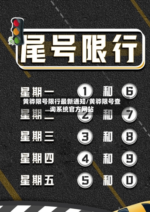 黄骅限号限行最新通知/黄骅限号查询系统官方网站
