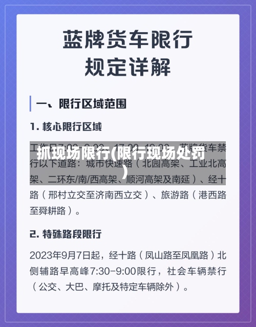 抓现场限行(限行现场处罚)