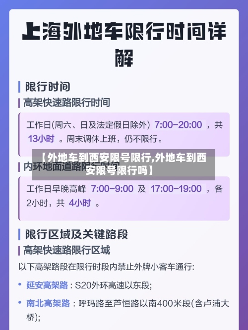 【外地车到西安限号限行,外地车到西安限号限行吗】