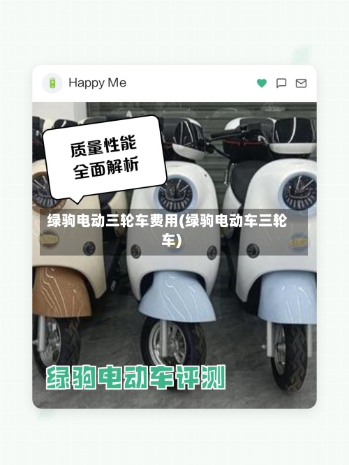 绿驹电动三轮车费用(绿驹电动车三轮车)-第3张图片