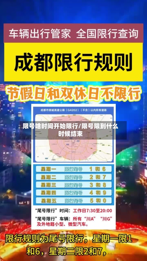 限号啥时间开始限行/限号限到什么时候结束-第2张图片