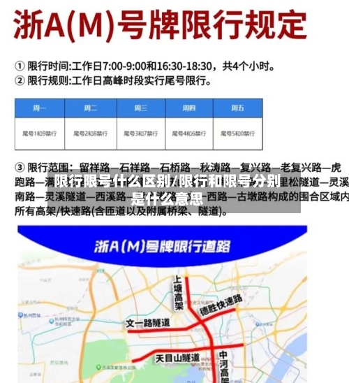 限行限号什么区别/限行和限号分别是什么意思