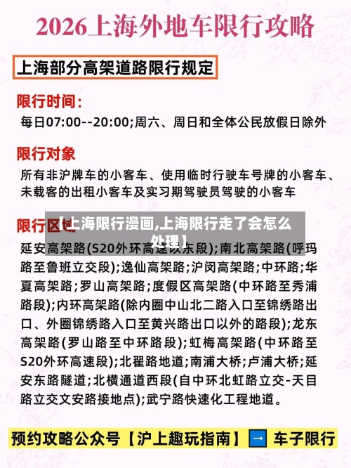 【上海限行漫画,上海限行走了会怎么处理】