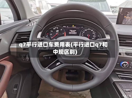 q7平行进口车费用表(平行进口q7和中规区别)