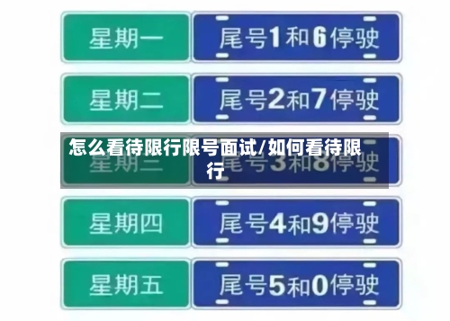 怎么看待限行限号面试/如何看待限行-第2张图片
