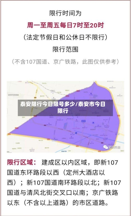 泰安限行今日限号多少/泰安市今日限行-第2张图片