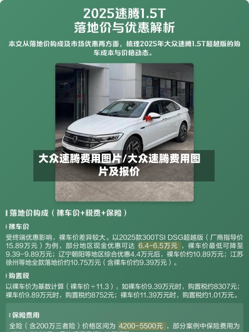 大众速腾费用图片/大众速腾费用图片及报价