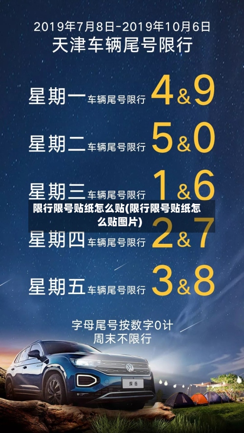 限行限号贴纸怎么贴(限行限号贴纸怎么贴图片)