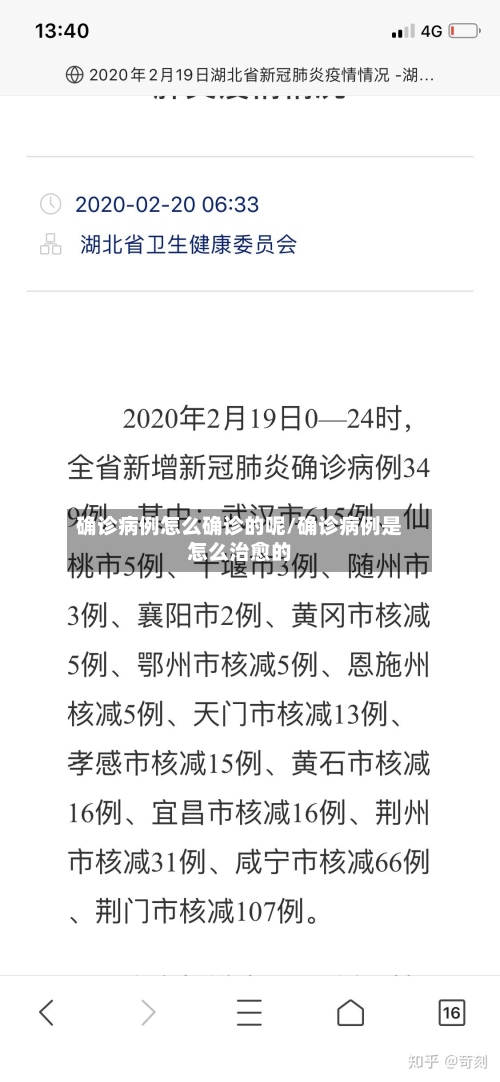 确诊病例怎么确诊的呢/确诊病例是怎么治愈的