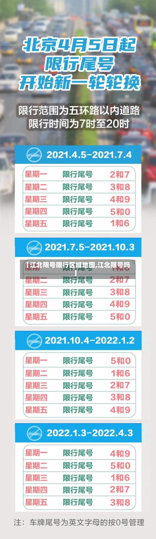 【江北限号限行区域地图,江北限号吗】-第2张图片