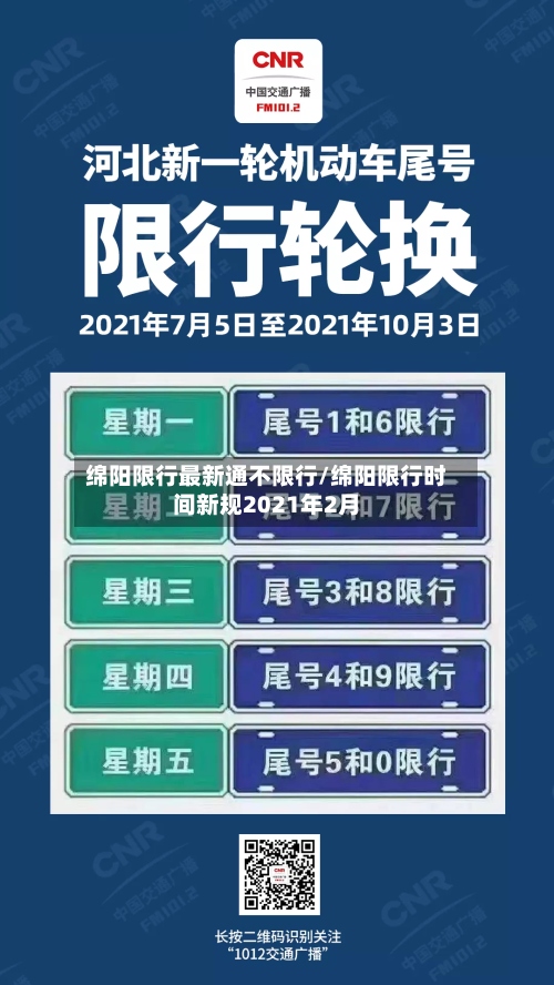 绵阳限行最新通不限行/绵阳限行时间新规2021年2月