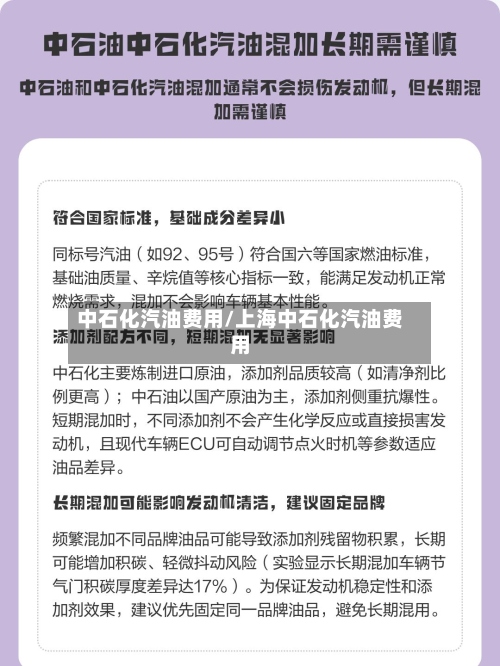 中石化汽油费用/上海中石化汽油费用-第2张图片