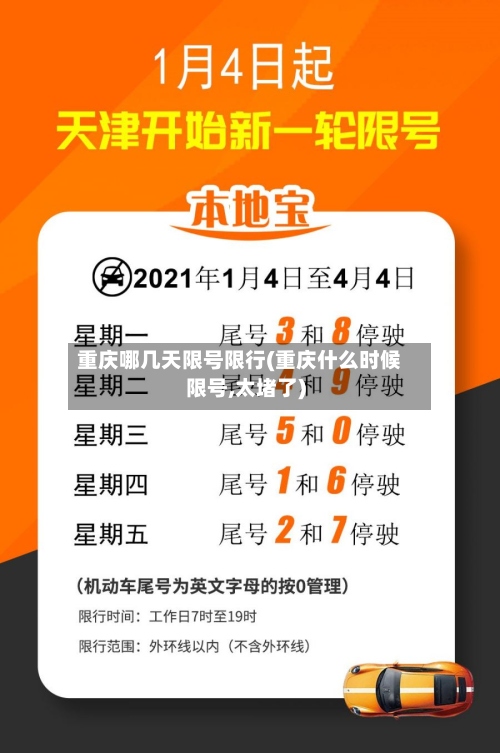 重庆哪几天限号限行(重庆什么时候限号,太堵了)-第2张图片