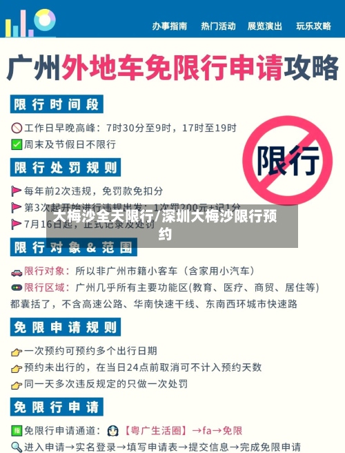 大梅沙全天限行/深圳大梅沙限行预约