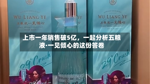 上市一年销售破5亿，一起分析五粮液·一见倾心的这份答卷-第2张图片