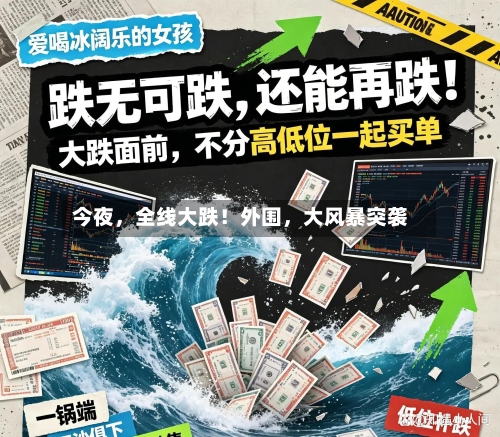 今夜，全线大跌！外围	，大风暴突袭-第3张图片