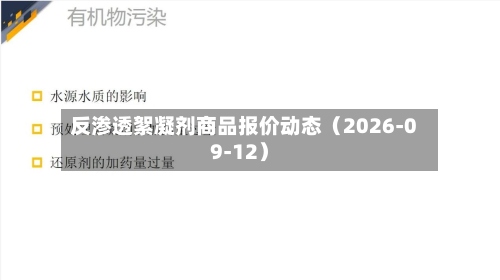 反渗透絮凝剂商品报价动态(2026-09-12)-第2张图片