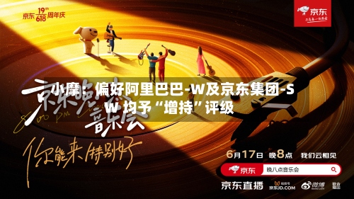 小摩：偏好阿里巴巴-W及京东集团-SW 均予“增持	”评级-第1张图片