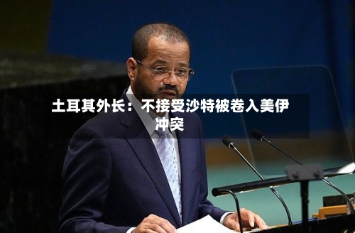 土耳其外长:不接受沙特被卷入美伊冲突-第1张图片