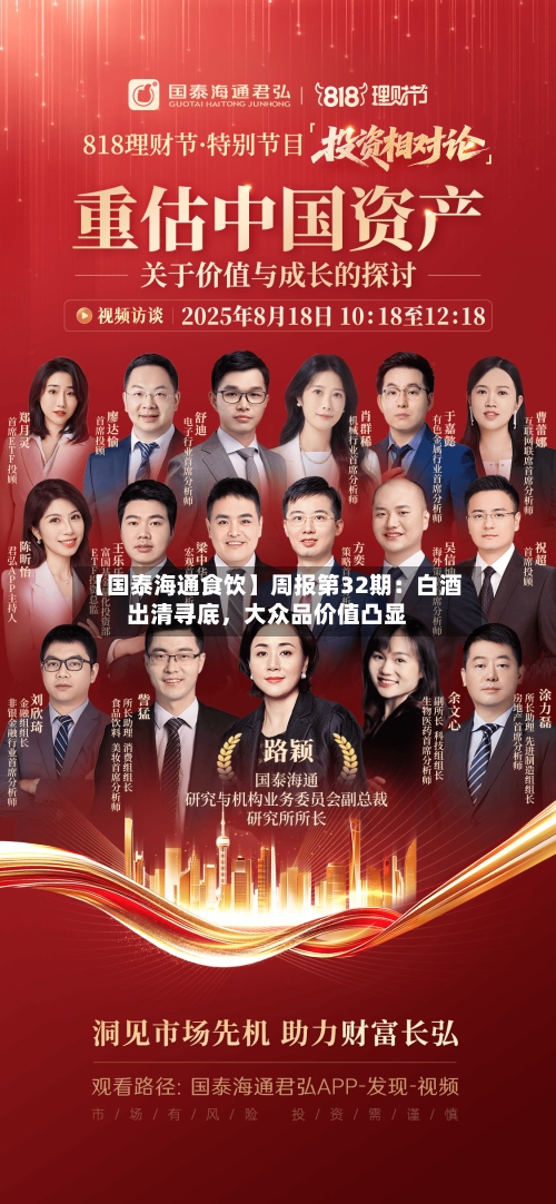 【国泰海通食饮】周报第32期：白酒出清寻底	，大众品价值凸显-第3张图片