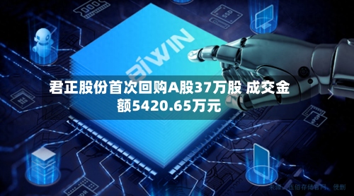 君正股份首次回购A股37万股 成交金额5420.65万元