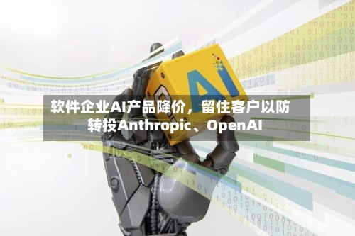 软件企业AI产品降价，留住客户以防转投Anthropic、OpenAI-第1张图片