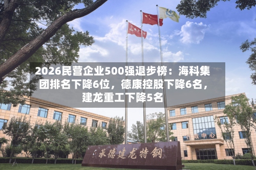 2026民营企业500强退步榜：海科集团排名下降6位，德康控股下降6名，建龙重工下降5名