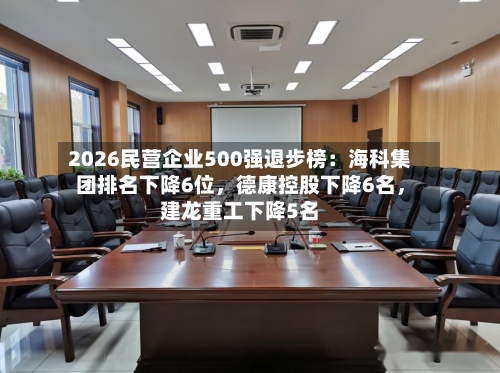 2026民营企业500强退步榜：海科集团排名下降6位	，德康控股下降6名，建龙重工下降5名-第2张图片