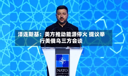 泽连斯基:美方推动能源停火 提议举行美俄乌三方会谈-第3张图片