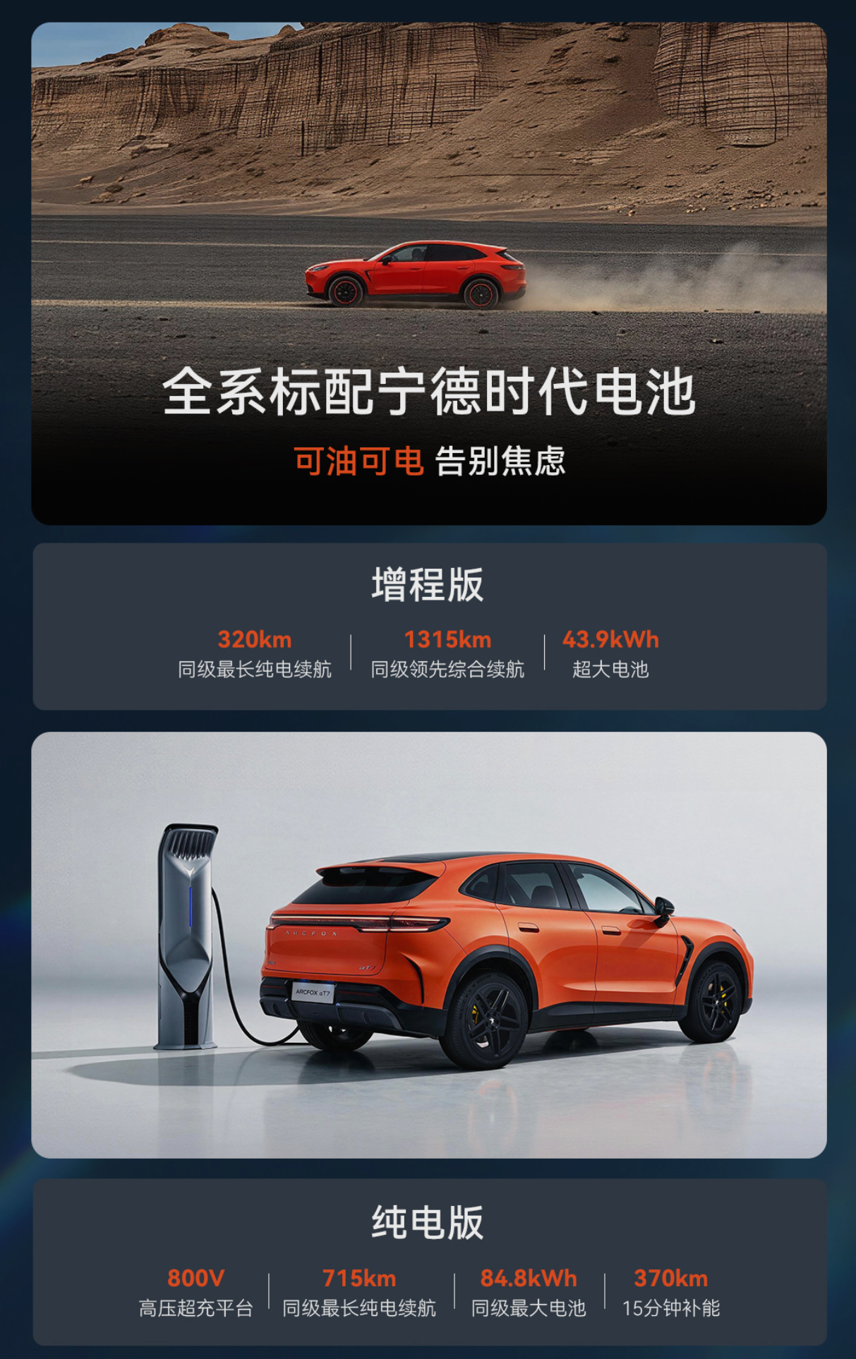 上市补贴价 13.28 万元起：极狐阿尔法 T7 汽车上市，可选增程 / 纯电动力、华为乾崑智驾 ADS 5 Pro